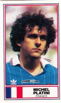 Cromo Michel Platini - Football International Stars 1984
 n. 33 -  Rothmans
