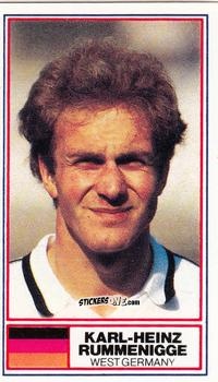 Sticker Karl-Heinz Rummenigge - Football International Stars 1984
 n. 37 -  Rothmans
