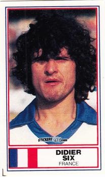 Sticker Didier Six - Football International Stars 1984
 n. 41 -  Rothmans
