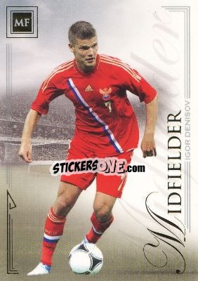 Figurina Igor Denisov - World Football UNIQUE 2014 n. 35 - Futera