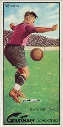 Cromo Ludwig Wieder - South German Soccer players (586) 1924
 n. 2 - Gartmann Chocolate
