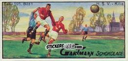 Cromo H.S.V. - Kilia - Snapshots from Football (595) 1924
 n. 1 - Gartmann Chocolate
