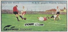 Cromo H.S.V. against Phönix, Lübeck - Snapshots from Football (604) 1924
 n. 3 - Gartmann Chocolate
