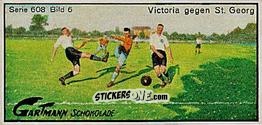 Cromo H.S.V. against St. Georg - Snapshots from Football (608) 1924
 n. 6 - Gartmann Chocolate
