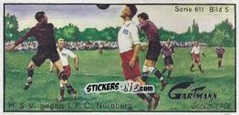 Cromo H.S.V. against 1.F.C. Nürnberg - Snapshots from Football (611) 1924
 n. 5 - Gartmann Chocolate
