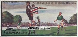 Cromo Altona 93 against Werder Bremen - Snapshots from Football (614) 1924
 n. 1 - Gartmann Chocolate

