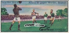 Cromo Altona 93 against Werder Bremen - Snapshots from Football (614) 1924
 n. 4 - Gartmann Chocolate
