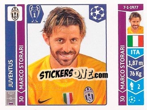 Cromo Marco Storari - UEFA Champions League 2014-2015 n. 66 - Panini