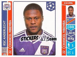Cromo Chancel Mbemba - UEFA Champions League 2014-2015 n. 309 - Panini