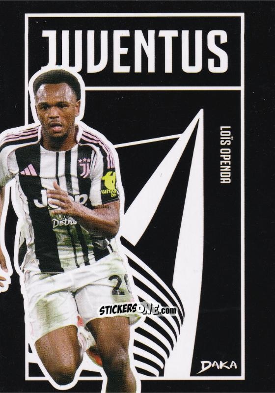 Sticker Loïs Openda - Juventus 2025-2026 Top Audience
 n. TW-5 - DAKA