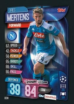Cromo Dries Mertens - 2019-20 On-Demand Match Attax UEFA Champions League
 n. OD8 - Topps