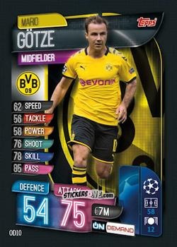 Figurina Mario Götze - 2019-20 On-Demand Match Attax UEFA Champions League
 n. OD10 - Topps