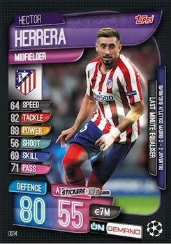 Sticker Hector Herrera - 2019-20 On-Demand Match Attax UEFA Champions League
 n. OD14 - Topps