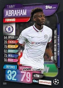 Figurina Tammy Abraham - 2019-20 On-Demand Match Attax UEFA Champions League
 n. OD20 - Topps