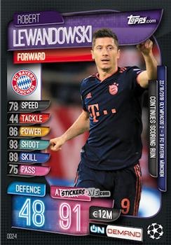 Sticker Robert Lewandowski - 2019-20 On-Demand Match Attax UEFA Champions League
 n. OD24 - Topps