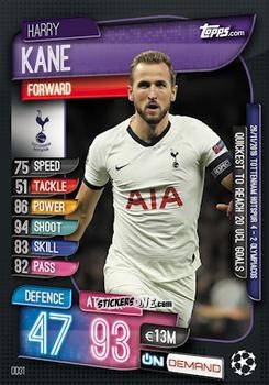 Sticker Harry Kane - 2019-20 On-Demand Match Attax UEFA Champions League
 n. OD31 - Topps