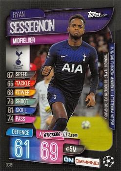 Figurina Ryan Sessegnon - 2019-20 On-Demand Match Attax UEFA Champions League
 n. OD36 - Topps