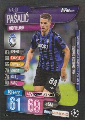 Cromo Mario Pasalic - 2019-20 On-Demand Match Attax UEFA Champions League
 n. OD37err - Topps