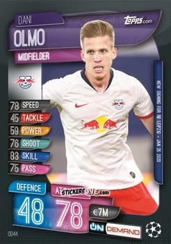 Cromo Dani Olmo - 2019-20 On-Demand Match Attax UEFA Champions League
 n. OD44 - Topps