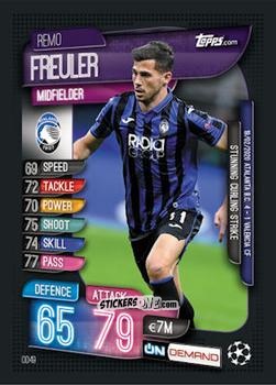 Sticker Remo Freuler - 2019-20 On-Demand Match Attax UEFA Champions League
 n. OD49 - Topps