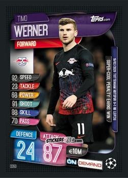 Figurina Timo Werner - 2019-20 On-Demand Match Attax UEFA Champions League
 n. OD50 - Topps