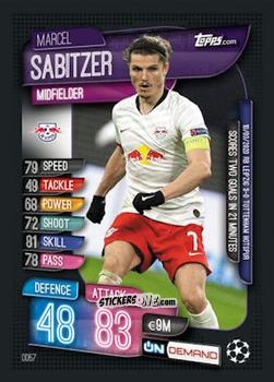 Sticker Marcel Sabitzer - 2019-20 On-Demand Match Attax UEFA Champions League
 n. OD57 - Topps
