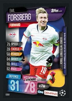 Cromo Emil Forsberg - 2019-20 On-Demand Match Attax UEFA Champions League
 n. OD58 - Topps