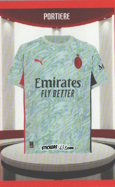 Sticker Divisa Portiere - A.C. Milan 2025-2026
 n. 17 - Euro Publishing