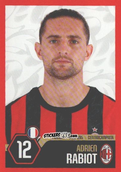 Cromo Adrien Rabiot - A.C. Milan 2025-2026
 n. 33 - Euro Publishing