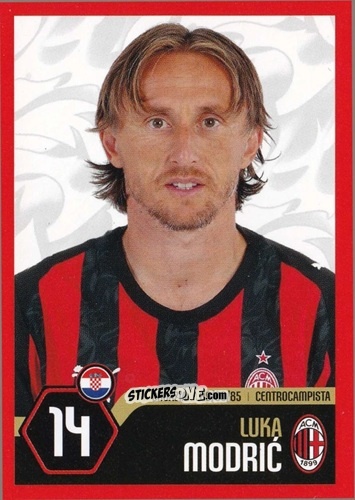 Cromo Luka Modric - A.C. Milan 2025-2026
 n. 34 - Euro Publishing