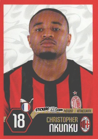 Figurina Christopher Nkunku - A.C. Milan 2025-2026
 n. 40 - Euro Publishing