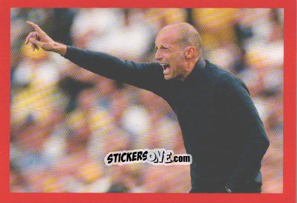 Figurina Massimiliano Allegri - A.C. Milan 2025-2026
 n. 44 - Euro Publishing