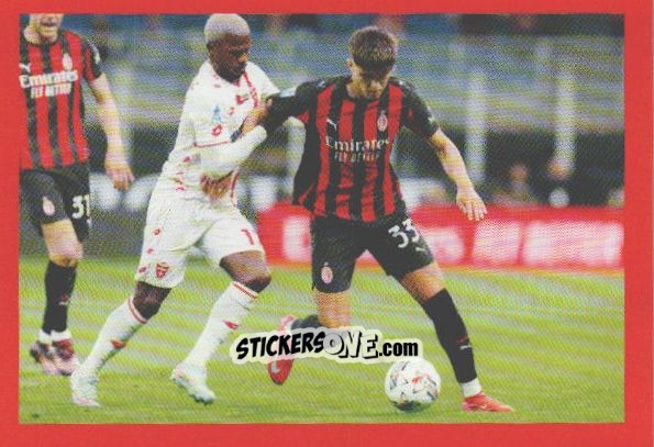 Sticker Davide Bartesaghi - A.C. Milan 2025-2026
 n. 103 - Euro Publishing