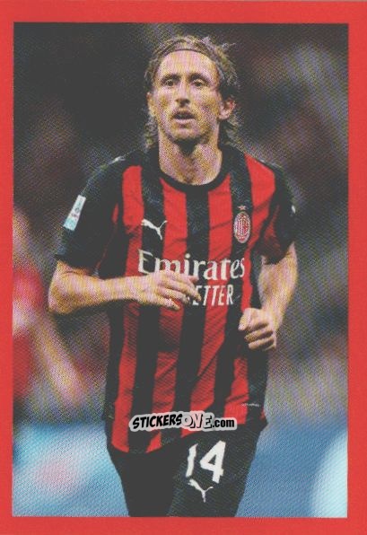 Cromo Luka Modric - A.C. Milan 2025-2026
 n. 138 - Euro Publishing