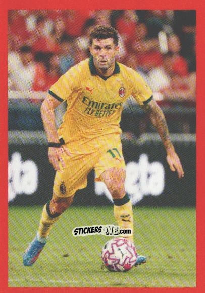 Cromo Christian Pulisic - A.C. Milan 2025-2026
 n. 150 - Euro Publishing