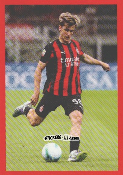 Cromo Alexis Saelemaekers - A.C. Milan 2025-2026
 n. 160 - Euro Publishing