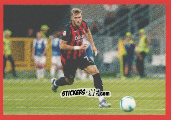 Cromo Santiago Jimenez - A.C. Milan 2025-2026
 n. 166 - Euro Publishing