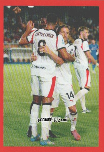 Sticker Esultanza - A.C. Milan 2025-2026
 n. 181 - Euro Publishing