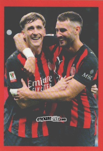 Sticker Esultanza - A.C. Milan 2025-2026
 n. 183 - Euro Publishing