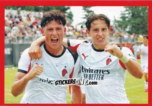 Sticker esultanza Primavera - A.C. Milan 2025-2026
 n. 200 - Euro Publishing