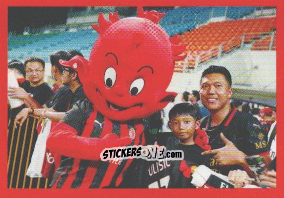 Sticker Mascotte e tifosi - A.C. Milan 2025-2026
 n. 205 - Euro Publishing