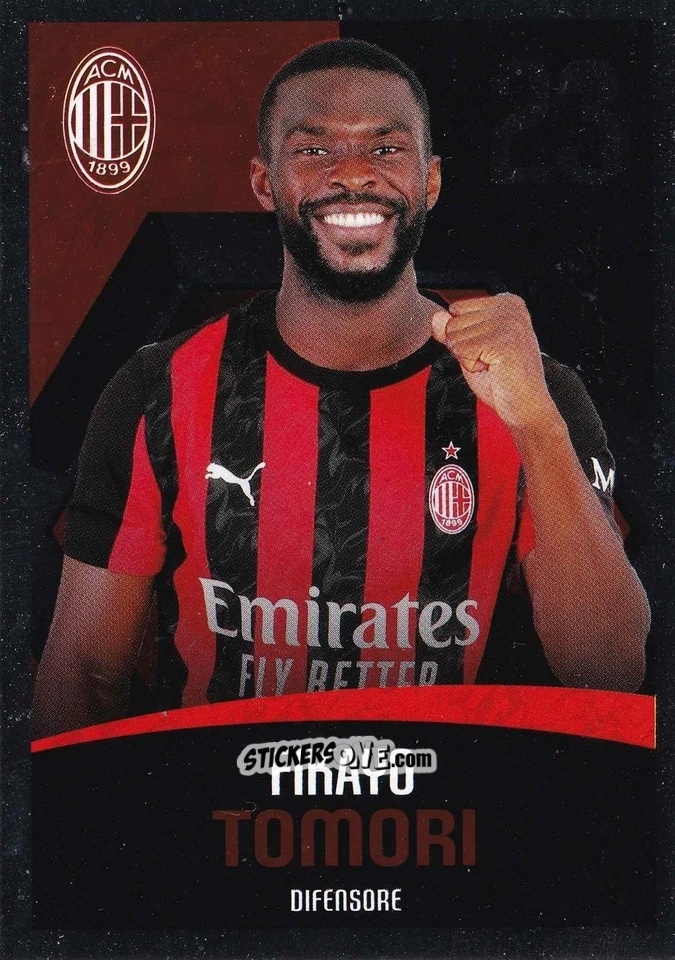 Sticker Fikayo Tomori - A.C. Milan 2025-2026
 n. M7 - Euro Publishing
