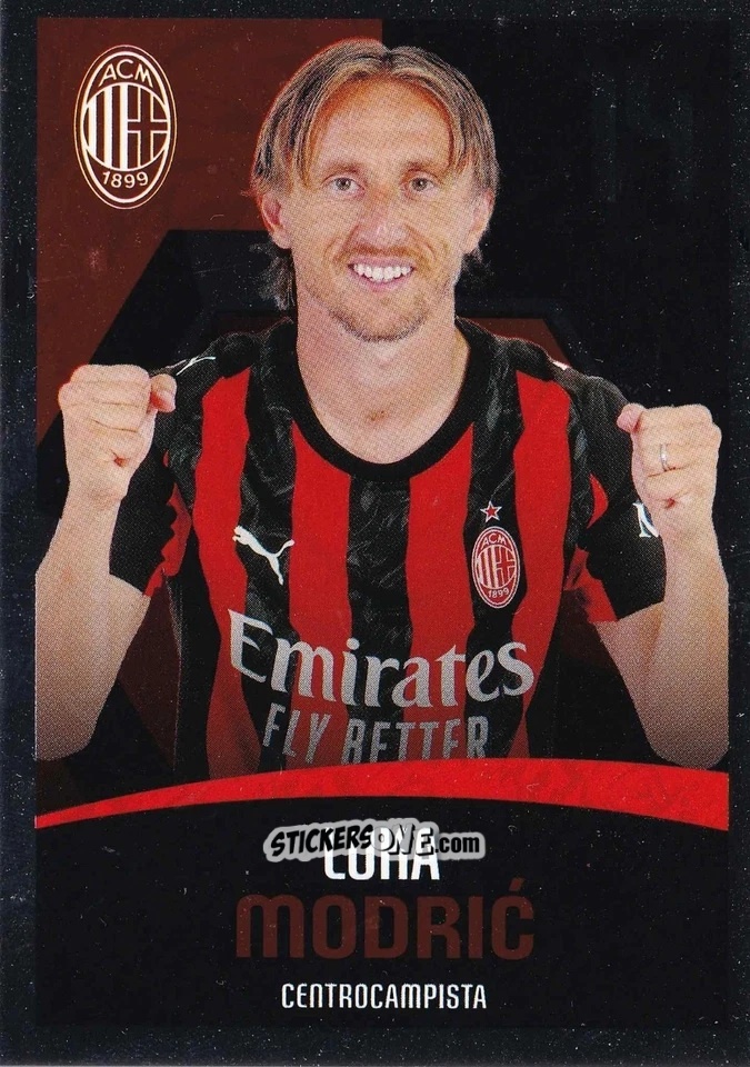 Cromo Luka Modric - A.C. Milan 2025-2026
 n. M17 - Euro Publishing