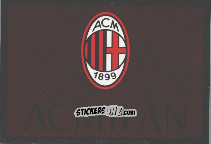 Cromo Ac Milan Logo portrait - A.C. Milan 2025-2026
 n. M28 - Euro Publishing