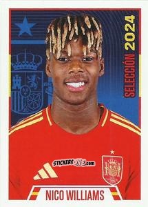 Sticker Nico Williams - Jugon Seleccion Espana 2024
 n. 26 - Panini