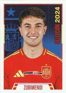 Sticker Zubimendi - Jugon Seleccion Espana 2024
 n. 28 - Panini
