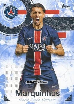 Figurina Marquinhos - Exhibition Paris Saint-Germain 2024-2025
 n. 7 - Topps