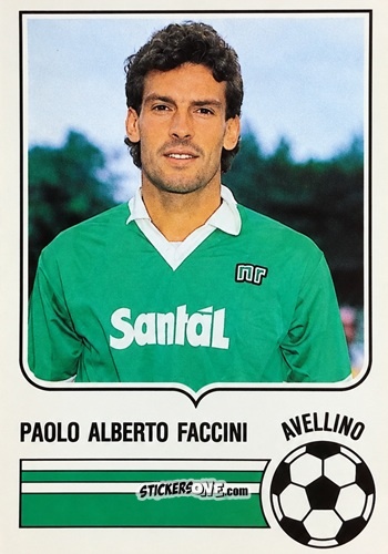 Figurina Paolo Alberto Faccini