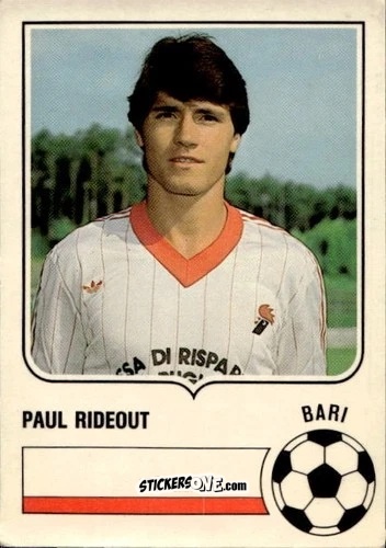 Sticker Paul Rideout - Forza Goal 1985-1986
 n. BAR5 - Perfetti