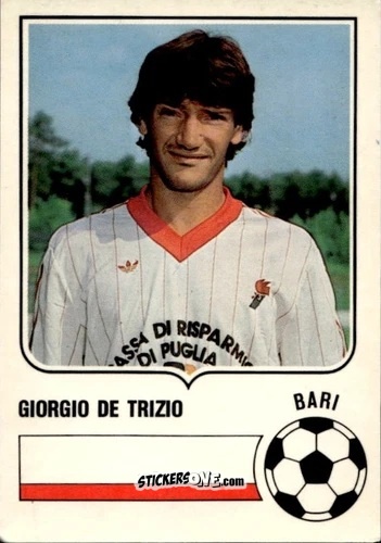 Figurina Giorgio De Trizio - Forza Goal 1985-1986
 n. BAR6 - Perfetti